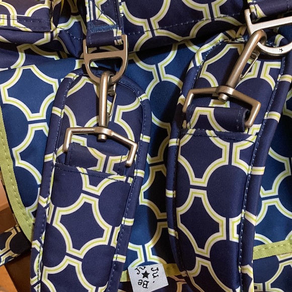 Ju-Ju-Be Be Prepared Diaper Bag Backpack Royal Envy Blue Royal Envy Green Geom - Picture 4 of 10